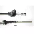 JAPANPARTS GC-307 - Tirette à câble, commande d'embrayage