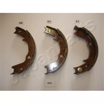 JAPANPARTS GF-505AF - Jeu de mâchoires de frein