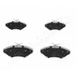 Jeu de 4 plaquettes de frein avant JAPANPARTS [PA-007AF]
