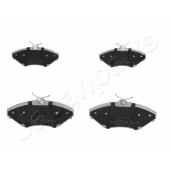 JAPANPARTS PA-007AF - Jeu de 4 plaquettes de frein avant