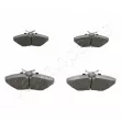 JAPANPARTS PA-007AF - Jeu de 4 plaquettes de frein avant
