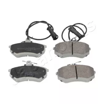 JAPANPARTS PA-020AF - Jeu de 4 plaquettes de frein avant