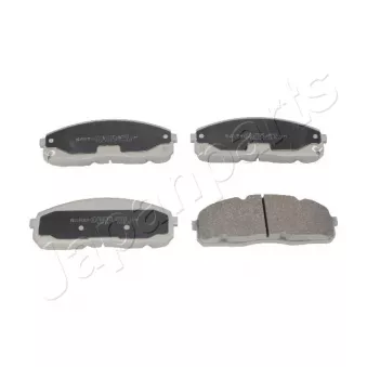 Jeu de 4 plaquettes de frein avant JAPANPARTS [PA-H00AF]