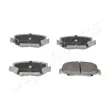 Jeu de 4 plaquettes de frein arrière JAPANPARTS [PP-011AF]