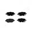 Jeu de 4 plaquettes de frein arrière JAPANPARTS [PP-023AF]