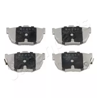 JAPANPARTS PP-123AF - Jeu de 4 plaquettes de frein avant