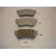 Jeu de 4 plaquettes de frein avant JAPANPARTS [PP-H06AF]