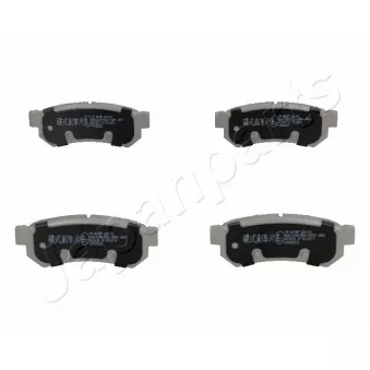 JAPANPARTS PP-W07AF - Jeu de 4 plaquettes de frein arrière