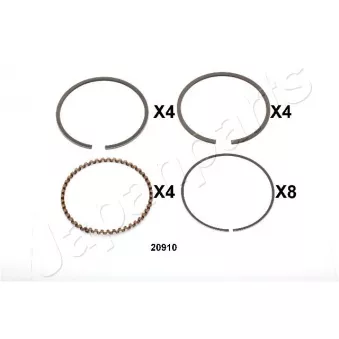 JAPANPARTS RC20910 - Segment de piston
