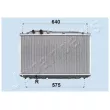Radiateur, refroidissement du moteur JAPANPARTS [RDA193022]
