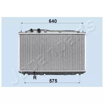 JAPANPARTS RDA193022 - Radiateur, refroidissement du moteur