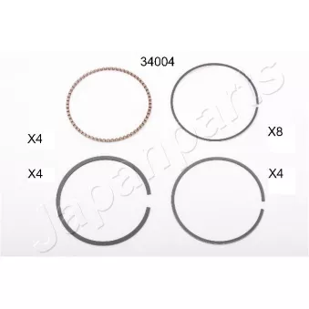 JAPANPARTS RS34004 - Segment de piston