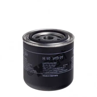 Filtre à huile HENGST FILTER H10WD01 pour FORD TRANSIT 1.7 FT 100 - 65cv