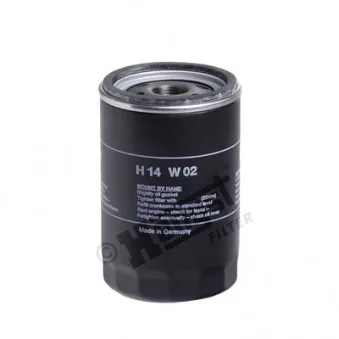 Filtre à huile HENGST FILTER H14W02 pour VOLVO F12 F 12/360 - 356cv