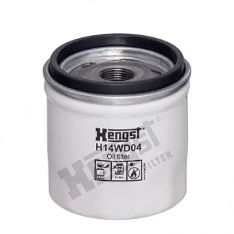 Filtre hydraulique, boîte automatique HENGST FILTER H14WD04 pour MERCEDES-BENZ VARIO O 814 - 136cv