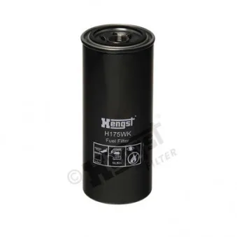 Filtre à carburant HENGST FILTER H175WK pour MERCEDES-BENZ ACTROS MP2 / MP3 2546 LS - 456cv