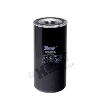 Filtre à huile HENGST FILTER H300W02 pour DAF 95 XF FTG 95 XF 380 - 381cv
