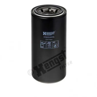 Filtre à huile HENGST FILTER H300W05