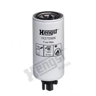 Filtre à carburant HENGST FILTER H375WK pour DAF LF FA 310 - 314cv