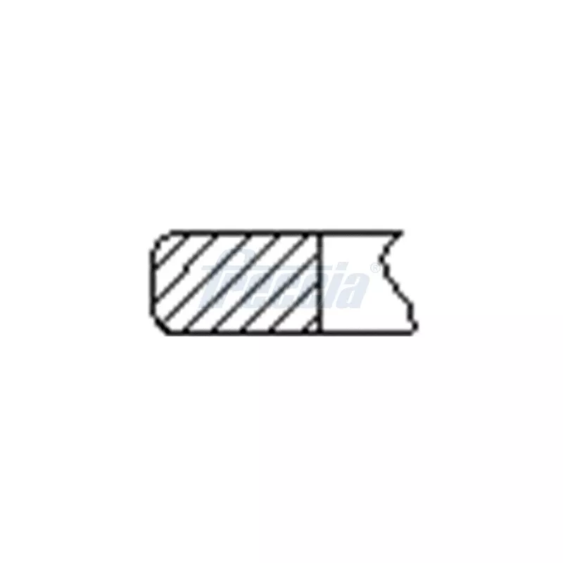 Jeu de segments de pistons FRECCIA FR10-209300 - Visuel 1