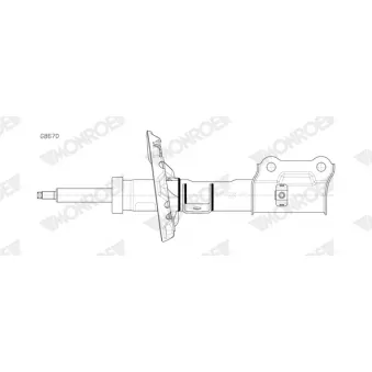 MONROE G8670 - Amortisseur avant droit