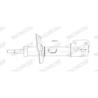 Amortisseur avant gauche MONROE [G9604]