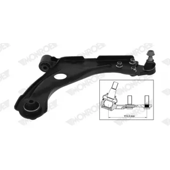 Triangle ou bras de suspension (train avant) MONROE OEM 9816865480