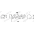 Ressort de suspension MONROE [SP4828]