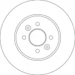 TRW DF4691 - Jeu de 2 disques de frein arrière