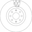 TRW DF4737 - Jeu de 2 disques de frein avant