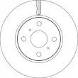 TRW DF4806 - Jeu de 2 disques de frein avant