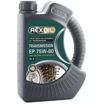 REXOIL R75W80L3 - Huile de boite et pont 75W-80 - 3L