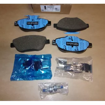 Jeu de 4 plaquettes de frein avant OE OEM 1647863580