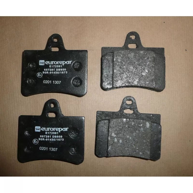 Jeu de 4 plaquettes de frein arrière OE 1617257280 - Visuel 1