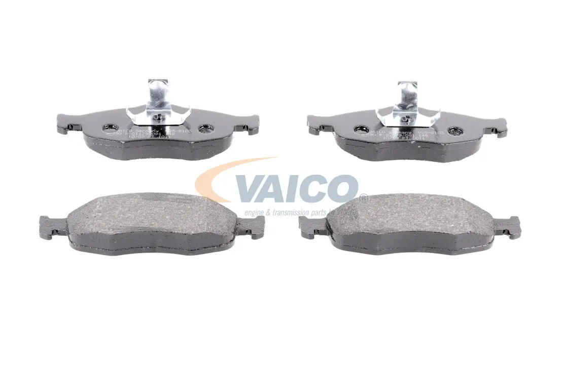 Jeu de 4 plaquettes de frein avant VAICO OEM 6800103