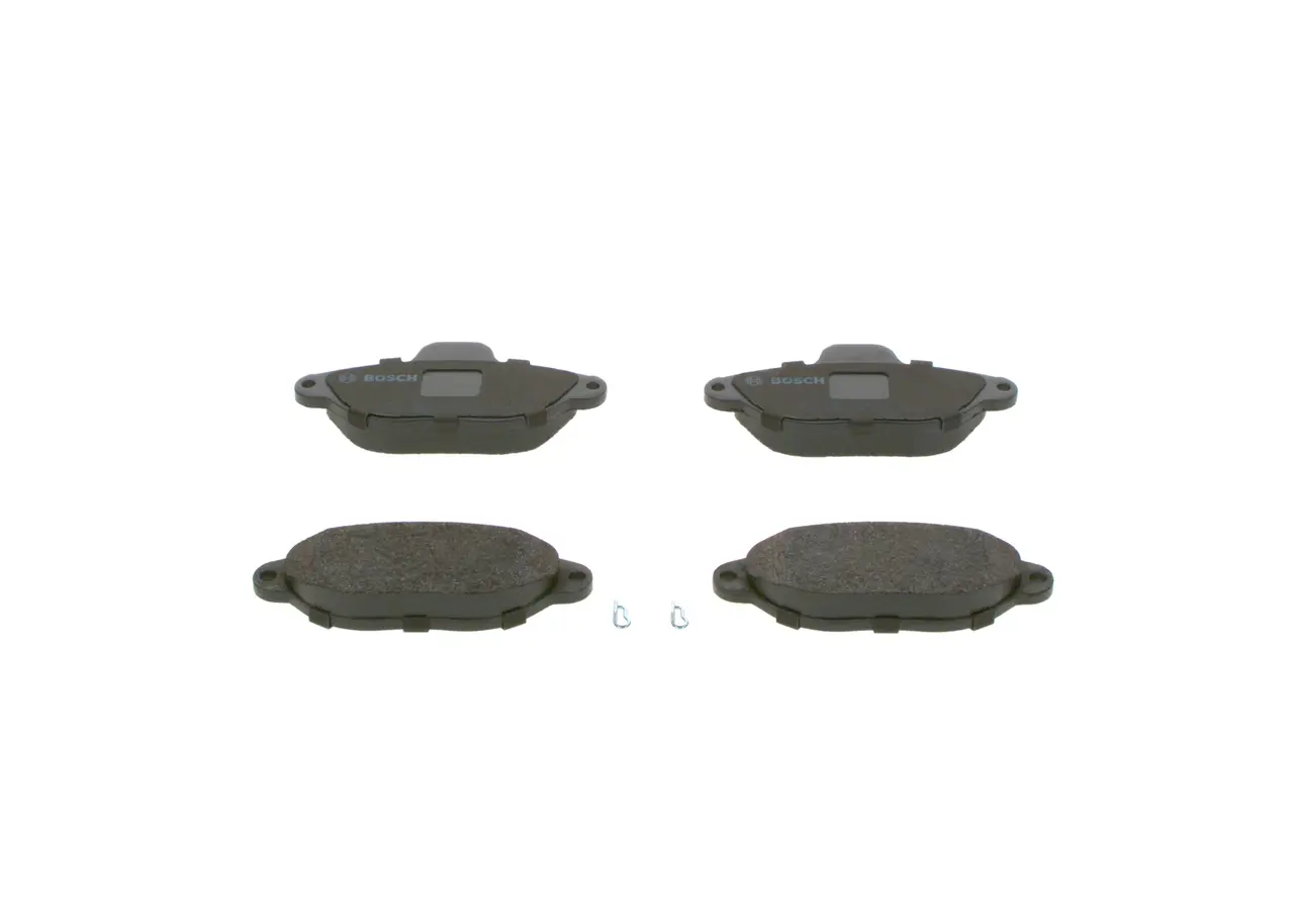 Jeu de 4 plaquettes de frein avant BOSCH 0 986 461 119 pour FIAT PANDA 1.4 Natural Power - 78cv