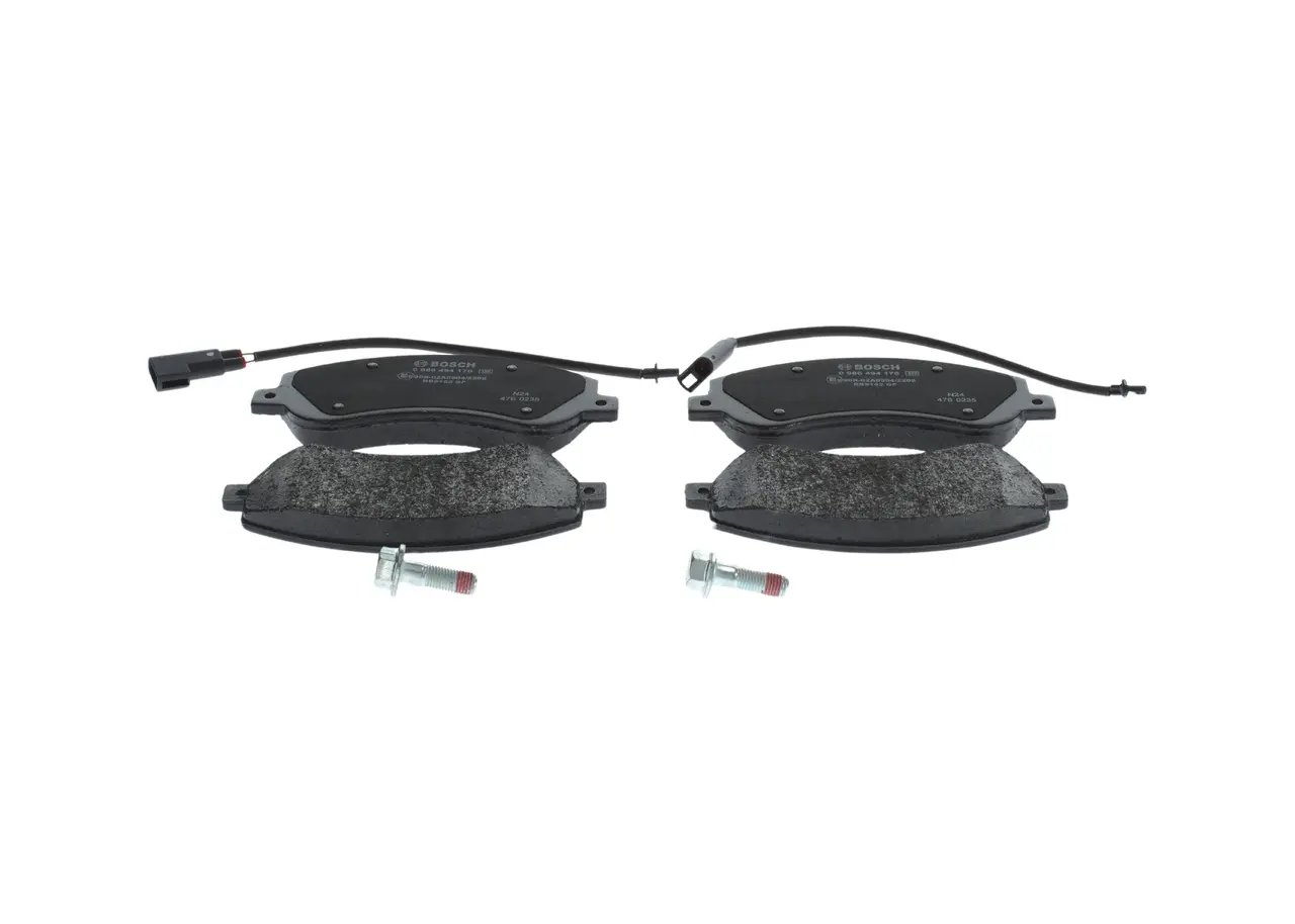 Jeu de 4 plaquettes de frein avant BOSCH 0 986 494 170 pour KIA OPIRUS 2.2 TDCi - 110cv