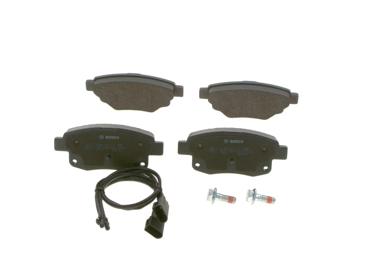 Jeu de 4 plaquettes de frein arrière BOSCH 0 986 494 171 pour FORD TRANSIT 2,2 TDCi RWD - 155cv