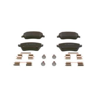 Jeu de 4 plaquettes de frein avant BOSCH [0 986 494 592]