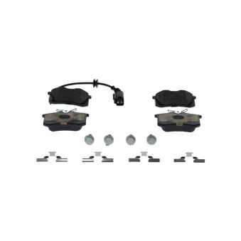 Jeu de 4 plaquettes de frein arrière BOSCH [0 986 494 598]