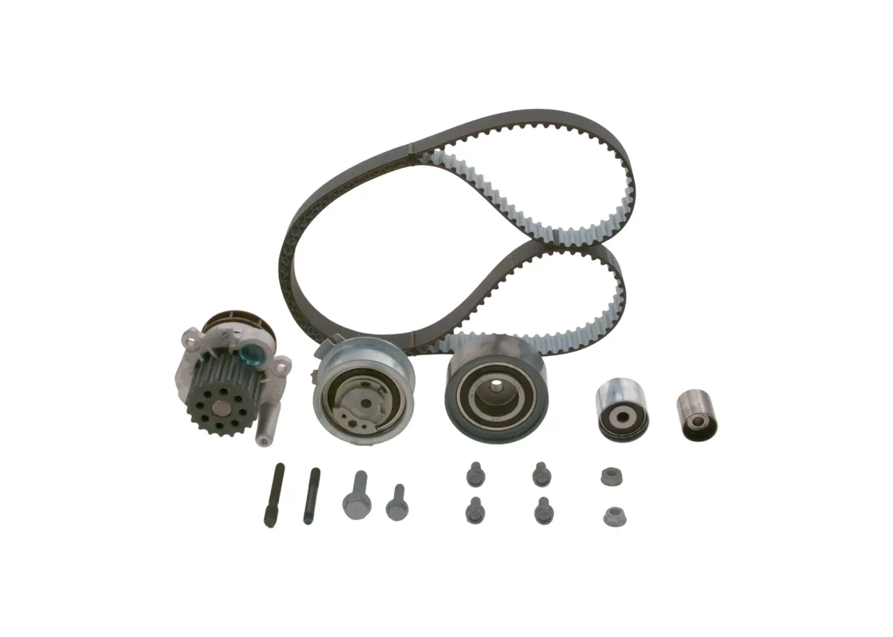 Pompe à eau + kit de courroie de distribution BOSCH 1 987 946 920 pour VOLKSWAGEN PASSAT 2.0 TDI 4motion - 170cv