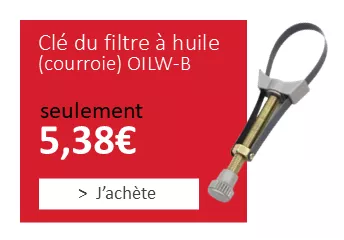 Clé du filtre à huile au meilleur prix