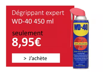 Dégrippant multifonction WD-40, lubrifie, protège, nettoie...