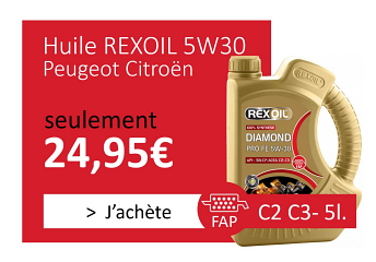 Huile Rexoil C2 C3 Fap pas cher